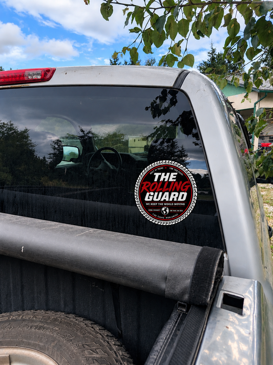 TRG Vinyl Window Sticker 6" X 6"